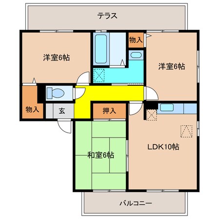 トワイライトＢ棟の物件間取画像